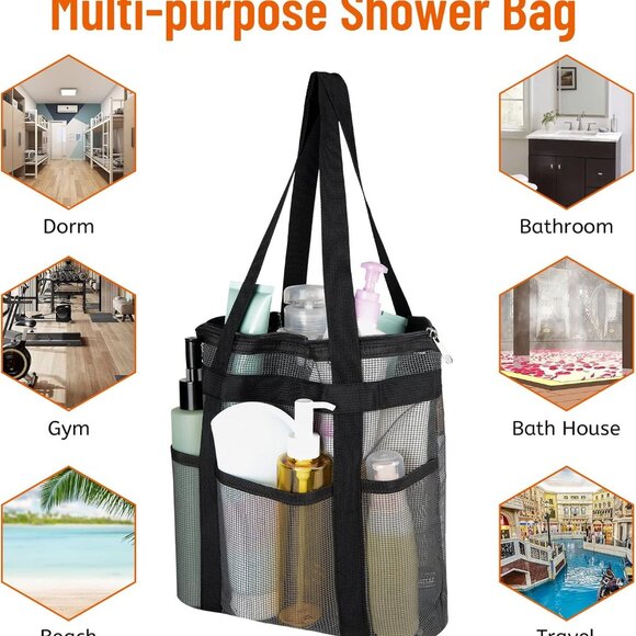 New Portable Mesh Shower Caddy - Picture 7 of 9